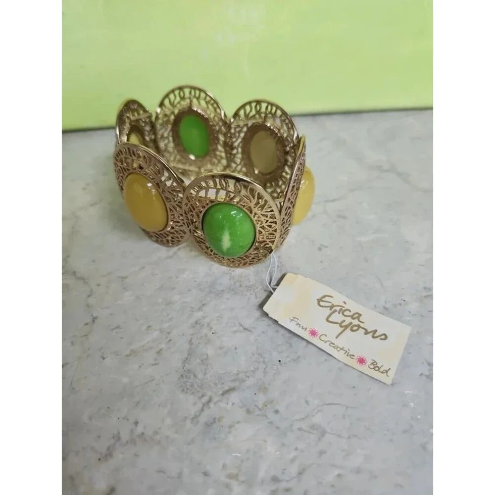 avant-Garde 60s vibe art deco bracelet